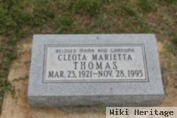 Cleota Marietta Maynard Thomas