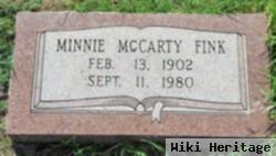 Minnie Carmichael Mccarty Fink