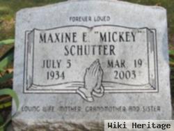 Maxine E "mickey" Schutter