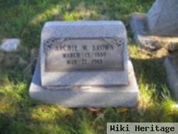 Archie W Brown