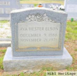 Ava M. Hester Elson