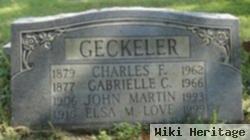 Charles F Geckeler