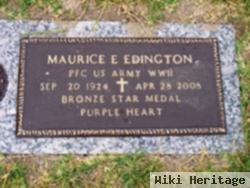 Pfc Maurice E Edington