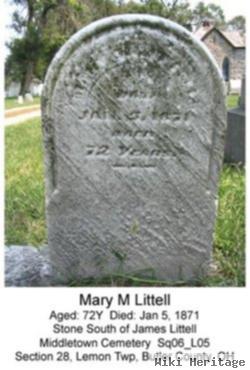 Mary M Winans Littell