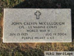 John Calvin "mac" Mccullough