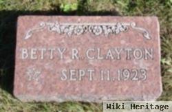 Betty R Clayton