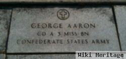 Pvt George Aaron