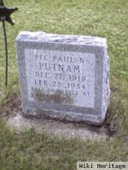 Pfc Paul N Putnam