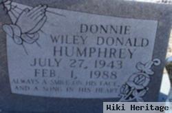 Wiley Donald "donnie" Humphrey