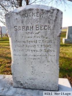 Sarah Schnader Beck