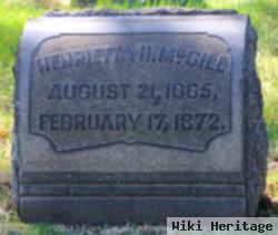 Henrietta H Mcgill