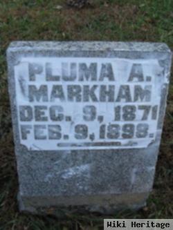 Pluma A. Gaskins Markham