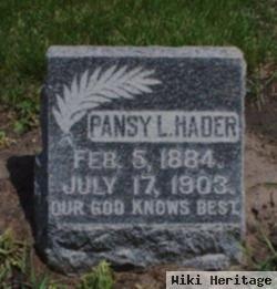 Pansy L. Hader