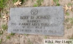 Pfc Bert D. Jones