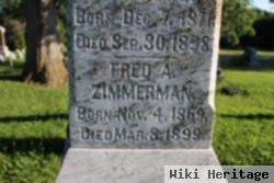 Fred A Zimmerman