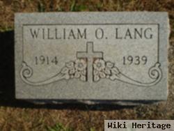 William O Lang