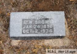 E. W. Brown