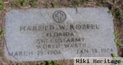 Harold Wesley Rozell