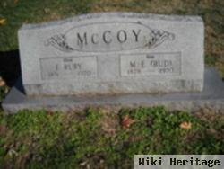 M E "bud" Mccoy