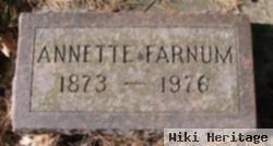 Annette Cora Hubbard Farnum