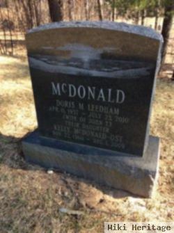 Doris M Leedham Mcdonald