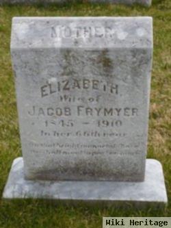 Elizabeth "lizzie" Bowman Frymyer