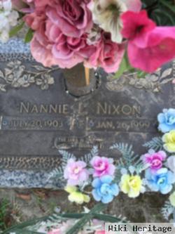 Nannie L Nixon