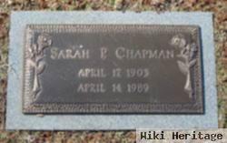 Sarah P Chapman