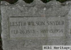 Lester Wilson Snyder