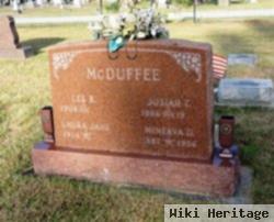 Josiah Thomas "joe" Mcduffee