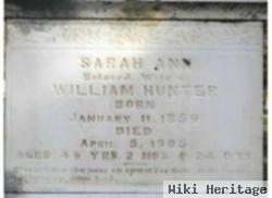 Sarah Ann Hunter