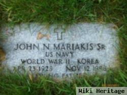 John N Mariakis, Sr