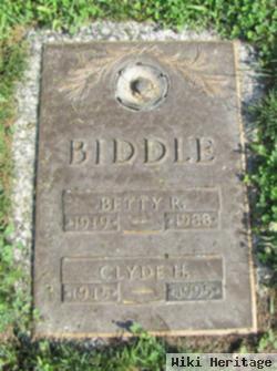 Clyde H Biddle