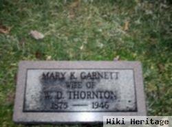 Mary K Garnett Thornton