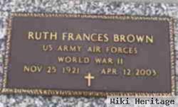 Ruth Frances Brown