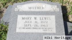 Mary Wilmonette Wimberly Lewis