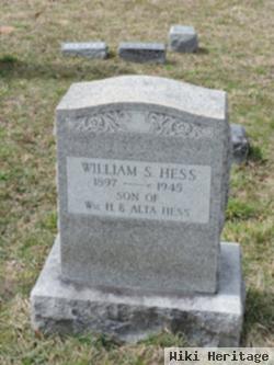 William S Hess