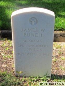 Corp James W Bunch