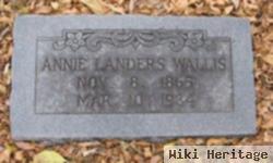 Annie Landers Wallis