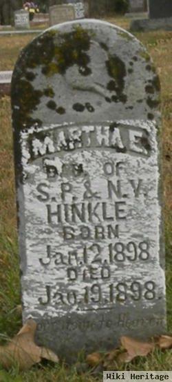 Martha E Hinkle