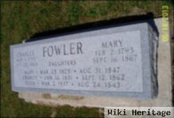 Mary Fowler