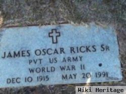 Pvt James Oscar Ricks, Sr