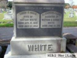 Sarah F Hinton White