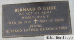 Bernard O. "bernie" Geide