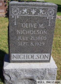 Olive M. Nicholson