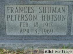 Frances Shuman Peterson Hutson