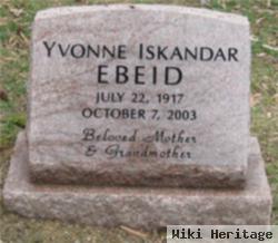 Yvonne Iskandar Ebeid