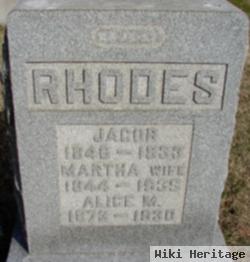 Martha Jane Dozer Rhodes