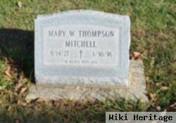 Mary W Thompson Mitchell