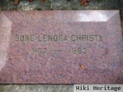 June Lenora Martin Christy